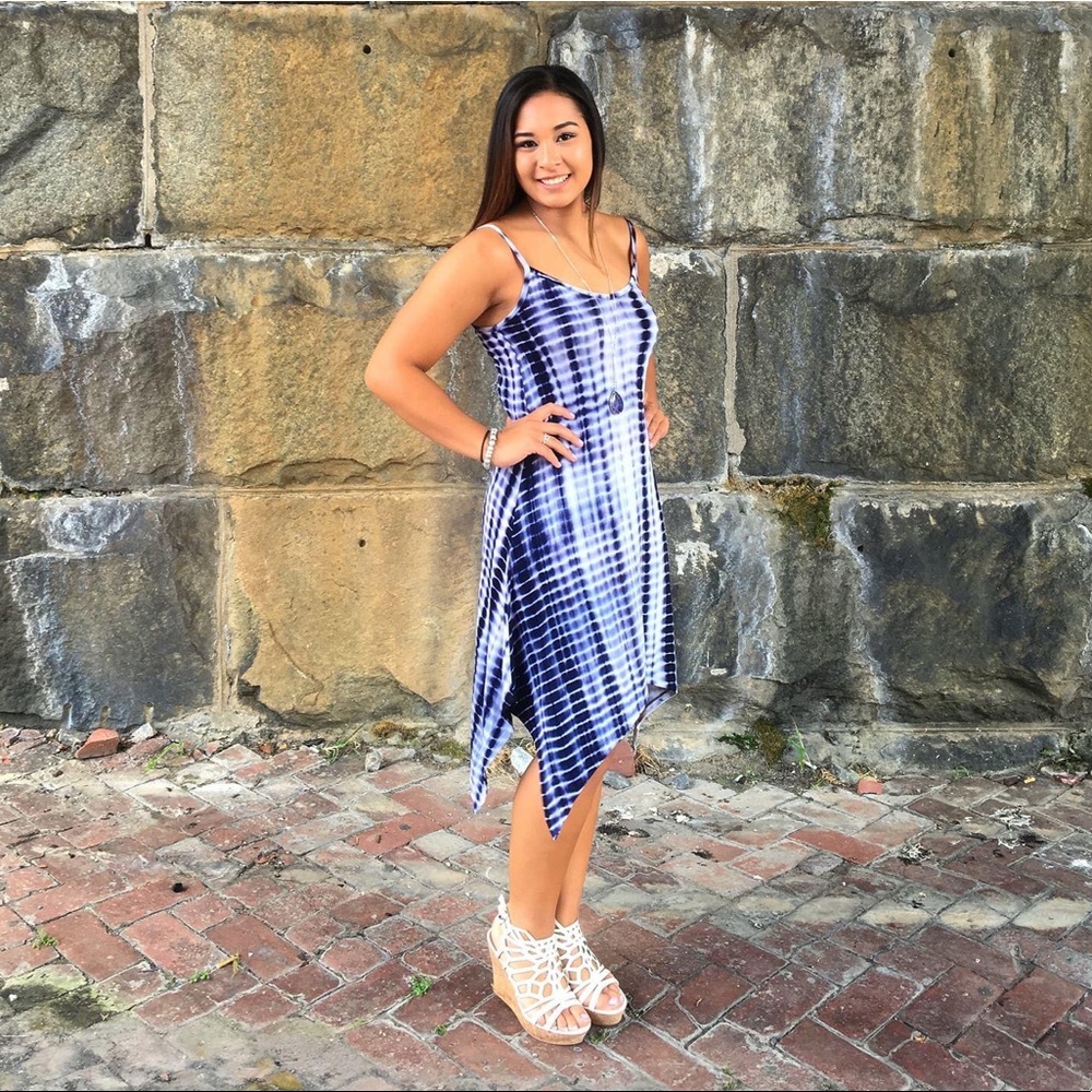 Tie-Dye Handkerchief Dress